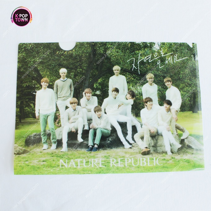 Nature Republic] Official EXO Clear File